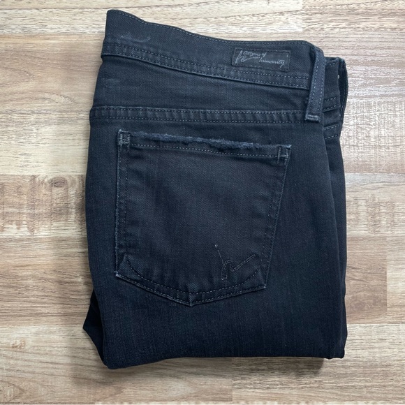 Citizens Of Humanity Denim Jeans‎ Womens Size 29 x 32 Straight Tapered Black EUC - Picture 1 of 9